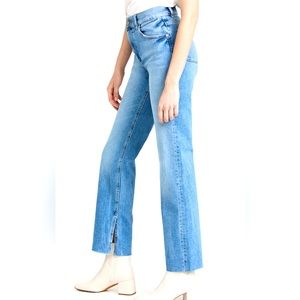 DL1961 Patti Straight vintage jeans - split seam leg detail